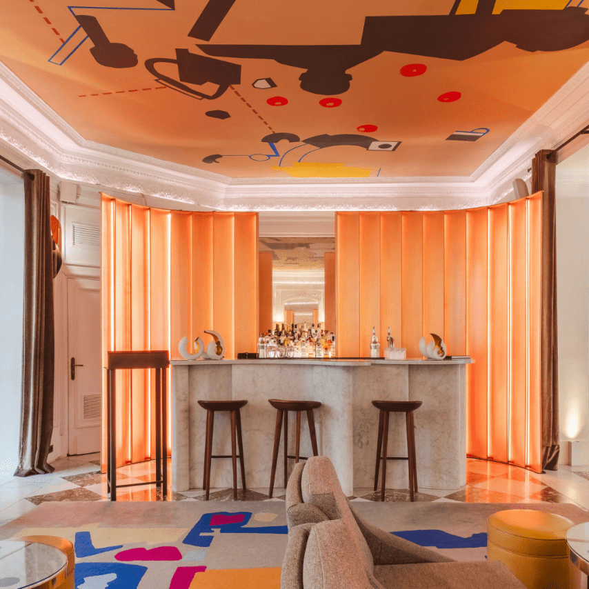HOTEL VERNET RESTORES JEAN-MICHEL ALBEROLA’S FRESCO