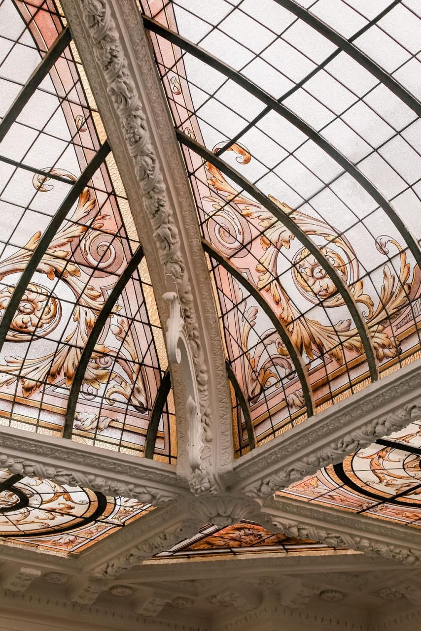 The Glass Roof of the V, a Masterpiece by Gustave Eiffel